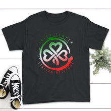Load image into Gallery viewer, St. Patricks Day Shirt, Irish Temper Italian Attitude Lucky Christmas - Youth Tee - Black
