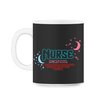 Load image into Gallery viewer, Nurse Shirt, Nurse Definition Noun Funny Tee, Health Care Worker Gift - 11oz Mug - Black on White