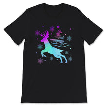 Load image into Gallery viewer, Christmas Pajama Shirt, Red Plaid Reindeer Buffalo Deer Family,