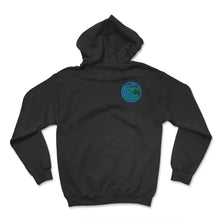 Load image into Gallery viewer, Lake Life Shirt, Pocket Waves Family Summer Vacation, Vintage - Hoodie - Black