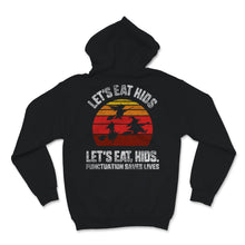 Load image into Gallery viewer, English Teacher Halloween Costume Punctuation Saves Lives Let's Eat