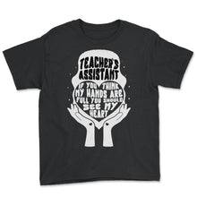 Load image into Gallery viewer, Teacher Shirt, Teacher's Assistant Tee, Teacher's Day Gift Back To - Youth Tee - Black