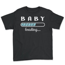 Load image into Gallery viewer, Baby Loading T Shirt - Youth Tee - Black
