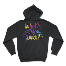 Load image into Gallery viewer, Lunch Lady Shirt, What's For Lunch Tee, Cafeteria Worker Gift, - Hoodie - Black
