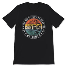 Load image into Gallery viewer, In A World Where You Can Be Anything, Be Armed Sunflower Guns Shirt,
