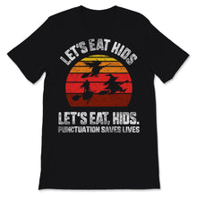 Load image into Gallery viewer, English Teacher Halloween Costume Punctuation Saves Lives Let's Eat