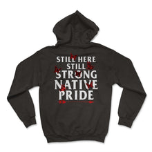 Load image into Gallery viewer, Colonization Shirt, Still Here Still Strong Butterfly Tee, Heritage - Hoodie - Black