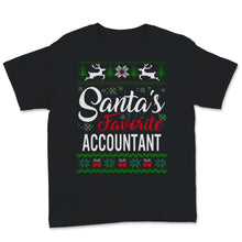 Load image into Gallery viewer, Santas Favorite Accountant Christmas Ugly Sweater