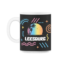 Load image into Gallery viewer, Leesburg Florida Vacation Family - 11oz Mug - Black on White