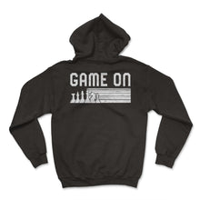 Load image into Gallery viewer, Chess Shirt, Game On Tee, Vintage Board Game, Chess Player Lover Gift - Hoodie - Black