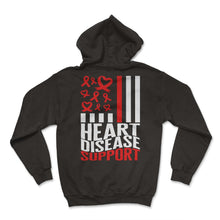Load image into Gallery viewer, Heart Surgery Shirt, Heart Disease Support Tee, CHD Awareness Warrior - Hoodie - Black