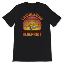 Load image into Gallery viewer, My Engineering Blueprint, Funny Engineer T-Shirt, Duct Tape