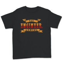 Load image into Gallery viewer, Mens Fathers Day Shirt Dad Engineer Genius Cute Engineering Tee