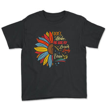 Load image into Gallery viewer, Lunch Lady Shirt, Don't Make Me Use My Lunch Lady Voice Cafeteria - Youth Tee - Black