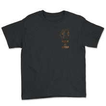 Load image into Gallery viewer, Keep it Green, Save the Planet Shirt, Environment T-Shirt, Earth - Youth Tee - Black