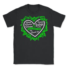 Load image into Gallery viewer, Organ Donation Awareness, Kidney Transplant Survivor, Kidney - Unisex T-Shirt - Black