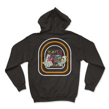 Load image into Gallery viewer, Halloween Costume Shirt, Ghost Reading Books Cute Book Lover Tee, - Hoodie - Black