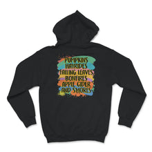 Load image into Gallery viewer, Fall Graphic Shirt, Pumpkins, Hayrides, Falling Leaves, Bonfires,