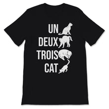 Load image into Gallery viewer, Cat French Pun Un Deux Trois Learn French Numbers Counting Cute