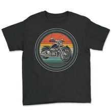 Load image into Gallery viewer, Motorcycle Shirt, Motorcycle Rider Tee, Motorcycle Lover Gift, - Youth Tee - Black