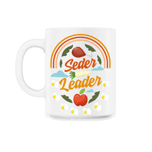 Load image into Gallery viewer, Seder Leader Shirt, Jewish Holidays Seder Gift, Fast Food Passover - 11oz Mug - White