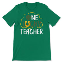 Load image into Gallery viewer, Teacher St Patricks Day Shirt, Teacher Gift, Teacher St. Patrick Day - Unisex T-Shirt - Kelly Green