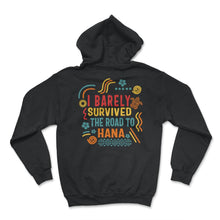 Load image into Gallery viewer, I Barely Survived The Road To Hana Shirt, Trip To Hana Hawaii Turtle - Hoodie - Black