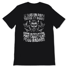 Load image into Gallery viewer, Tshirt barbe barbu homme barbier humour tatouage tee shirt drole sexy