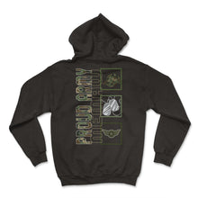 Load image into Gallery viewer, Memaw Simple Shirt, Proud Army Memaw Camouflage Dog Tags Tee, - Hoodie - Black