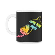 Load image into Gallery viewer, Adventure Shirt, Funny Traveler Airport Vacation Out Of Town Travel - 11oz Mug - Black on White