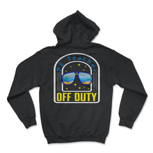 Load image into Gallery viewer, Physical Education Teacher Shirt, P.E. Teacher Off Duty Sunglasses, - Hoodie - Black