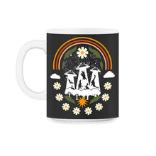 Load image into Gallery viewer, Dinosaur Alien Abduction Shirt, Funny Dinosaur Alien Tee, UFO - 11oz Mug - Black on White