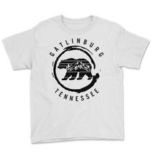 Load image into Gallery viewer, Gatlinburg Tennessee Shirt, Great Smoky Mountains, Gatlinburg Gift, - Youth Tee - White