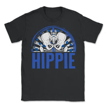 Load image into Gallery viewer, Hip Surgery Shirt, Hippie Floral Tee, Bionic Broken Hip Replacement - Unisex T-Shirt - Black