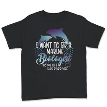 Load image into Gallery viewer, I Want To Become A Marine Biologist, So My Life Has Porpoise Shirt,