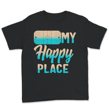 Load image into Gallery viewer, My Happy Place Hockey, Hockey Rink, Hockey Youth Short Sleeve T-Shirt