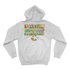 Load image into Gallery viewer, Everyone Communicates Differently Shirt, Puzzle Piece Special - Hoodie - White