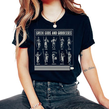 Load image into Gallery viewer, Greek Mythology Shirt, Greek Gods And Goddesses Apollo Hades - Unisex T-Shirt - Black