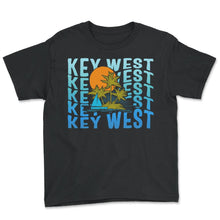 Load image into Gallery viewer, Sailing Shirt, Key West Tee, Boating Owner, Spending Time, For - Youth Tee - Black