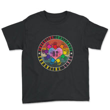 Load image into Gallery viewer, Occupational Therapy Shirt, Embracing Challenges Enhancing lives, OT - Youth Tee - Black