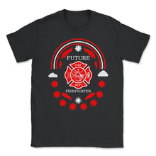 Load image into Gallery viewer, Firefighter Shirt, Future Firefighter, Fire Rescue Gift, Firefighter - Unisex T-Shirt - Black