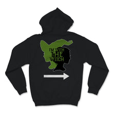 Load image into Gallery viewer, I'm With The Witch Shirt Funny Halloween Couple Costume Gift For Him