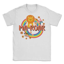 Load image into Gallery viewer, Ma-Roar Shirt, Jewish Holiday Seder Kids Toddler Funny Cute Lion - Unisex T-Shirt - White