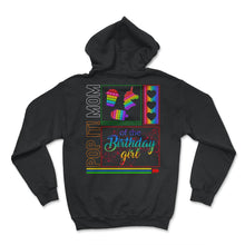 Load image into Gallery viewer, Pop It Shirt, Mom Of The Birthday Girl Unicorn Cute Tee, Proud Mom - Hoodie - Black