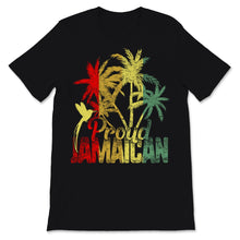 Load image into Gallery viewer, Proud Jamaican Flag Jamaica Vintage Beach Palms Doctor Bird