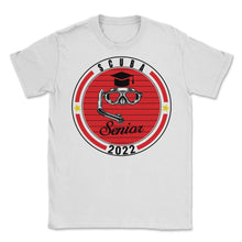 Load image into Gallery viewer, Scuba Senior 2022 Player Graduation Class of 2022 T Shirt - Unisex T-Shirt - White