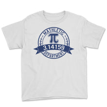 Load image into Gallery viewer, Pi Day Shirt Mathletic Department 3.14159 3.14 Day Math Teacher