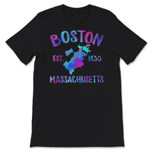 Load image into Gallery viewer, Boston Massachusetts Shirt, Est. 1630 Souvenir Gift Tee, Boston City