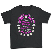 Load image into Gallery viewer, I'm A Mom Memaw And A Great Memaw Nothing Scares Me Funny Nurse T - Youth Tee - Black