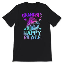Load image into Gallery viewer, Grandpa's Happy Place, Motorhome T Shirts, Grandpa RV Shirt,
